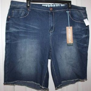 Hydraulic jean shorts size 24w NWT